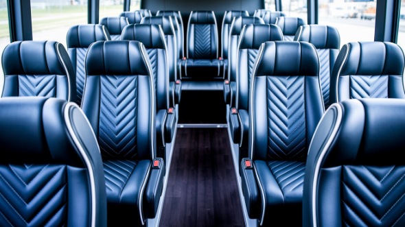 peoria 15 passenger minibus inside