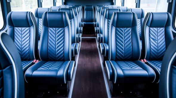 peoria 20 passenger minibus inside