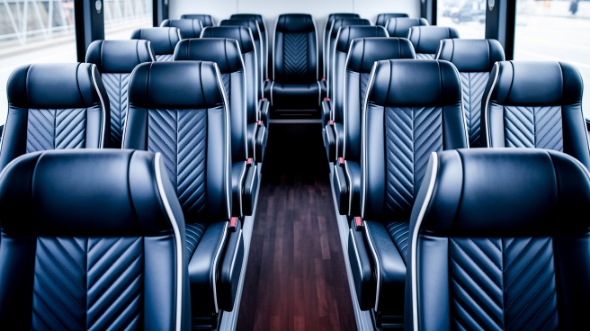 peoria 25 passenger minibus inside